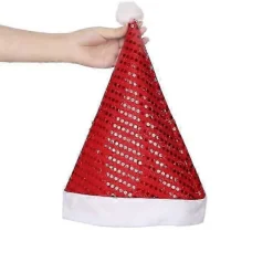 WJTG 3 st Paljettprydda Julhattar, Julhattar, Juldekorationer, JulklapparJ><noscript><img width=