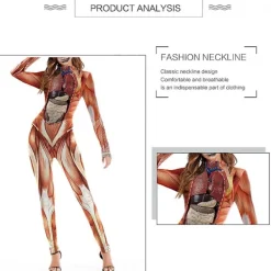 Women's Bodysuit Cosplay Party Costumes S> Dräkter