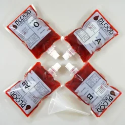 Jettbuying 10x Halloween Cosplay Dryckespåsar Blodpåse Rekvisita Zombie Bever One Size> Tillbehör