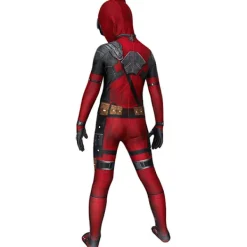 Xbi - Vuxen barn Deadpool 3 Wade cosplay kostym föreställning kostym body><noscript><img width=