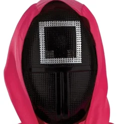 Xbi- Squid Game 2 Vuxen Triangelvakt Jumpsuit + Mask M><noscript><img width=