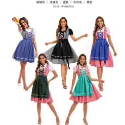 Xib- Tyskland Oktoberfest kostym Badelia nationell öl karneval scen föreställning kostym 5XL><noscript><img width=