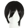 {XJ} Pojkar/Mäns Kylin Svart Hårfärg Peruk Män Manlig Svart Kort Anime Cosplay> Peruker