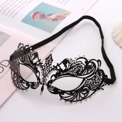 {xj}Halloweenmask i smidesjärn, ihålig diamantmask Ba><noscript><img width=