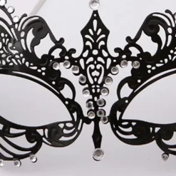 {xj}Halloweenmask i smidesjärn, ihålig diamantmask Ba><noscript><img width=