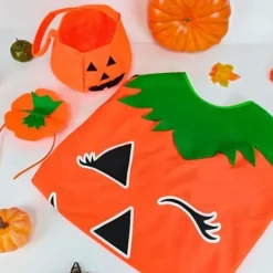 Yezmo Uppblåsbar Poncho-dräkt med Självlysande Godisväska för Halloween[YDE]><noscript><img width=