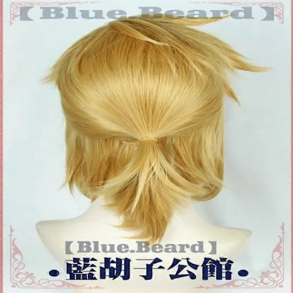 Zelda: Breath Of The Wild Link Cosplay Peruk Kort Gyllene Hästsvans Värmetålig Hårperuk + Peruknät> Peruker