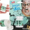 Zoombie hud makeup för halloween att måla ärr sår makeup hud> Smink