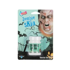 Zoombie hud makeup för halloween att måla ärr sår makeup hud> Smink